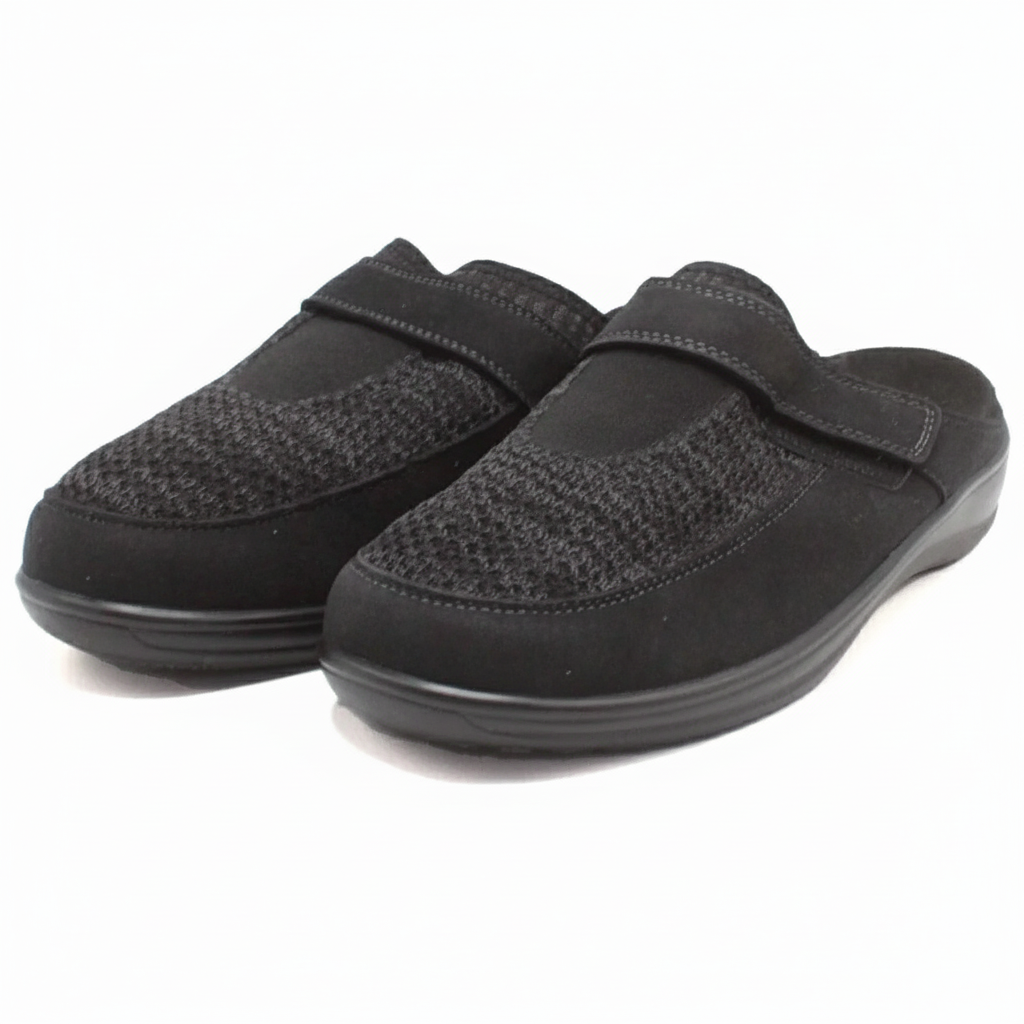 ORTHOFEET Louise Stretch Knit - BLACK