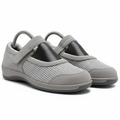 OrthoFeet Mesh Mary Jane Grey