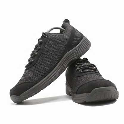 ORTHOFEET Coral No-Tie Lace Black