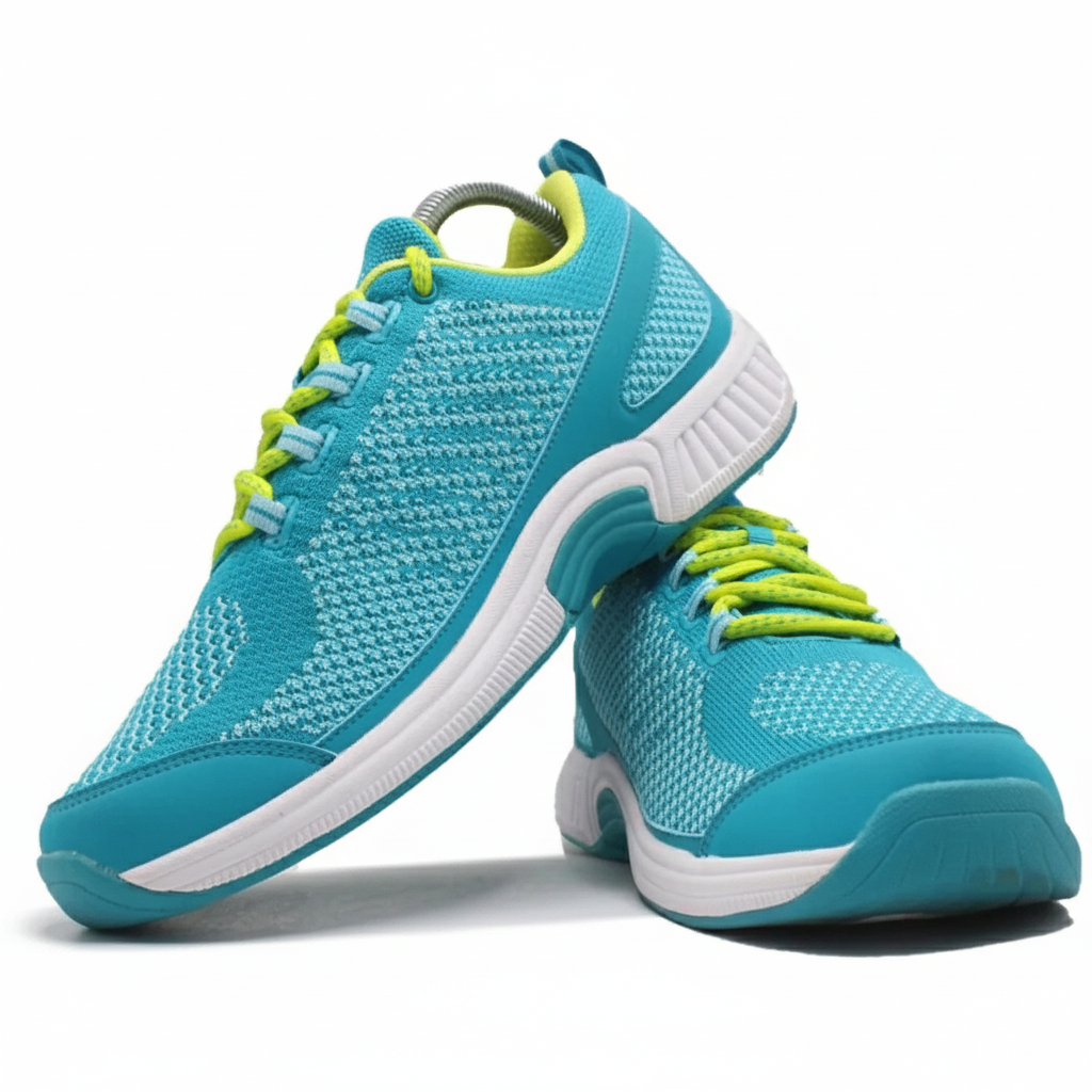 ORTHOFEET CORAL STRETCH KNIT TURQUOISE