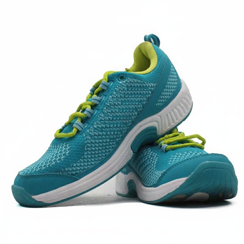 ORTHOFEET Coral Stretch Knit  Turquoise