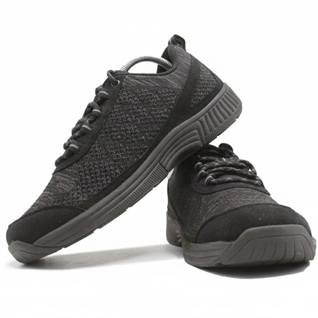 ORTHOFEET Lava No Tie Black