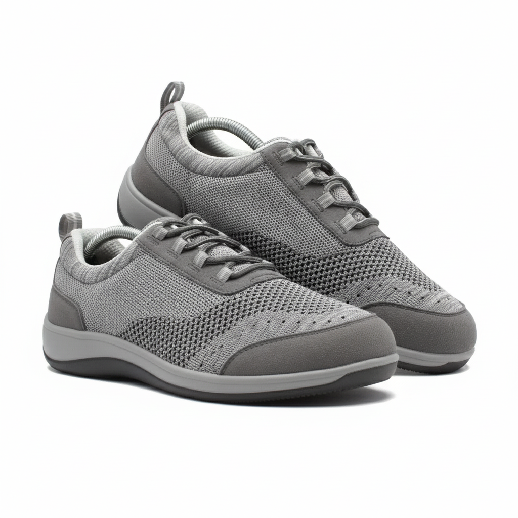 ORTHOFEET Palma Stretch Knit  Gray