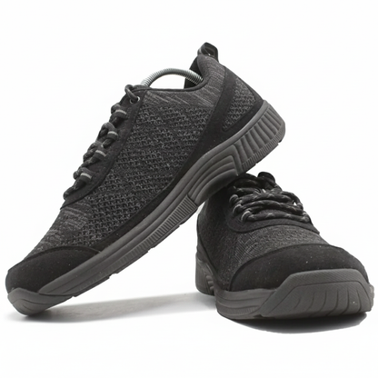 ORTHOFEET Coral No Tie Lace Black