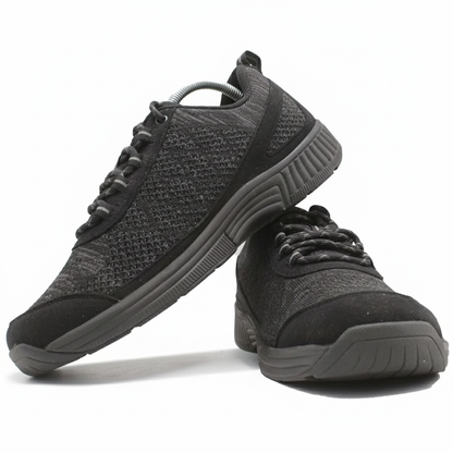 ORTHOFEET Coral No Tie Lace Black