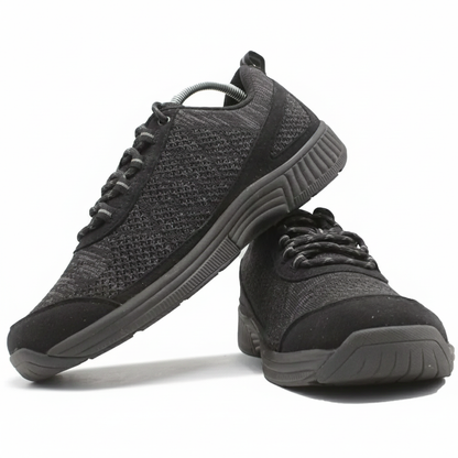 ORTHOFEET Coral No Tie Lace Black