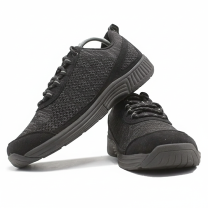 ORTHOFEET Coral No-Tie Lace Black