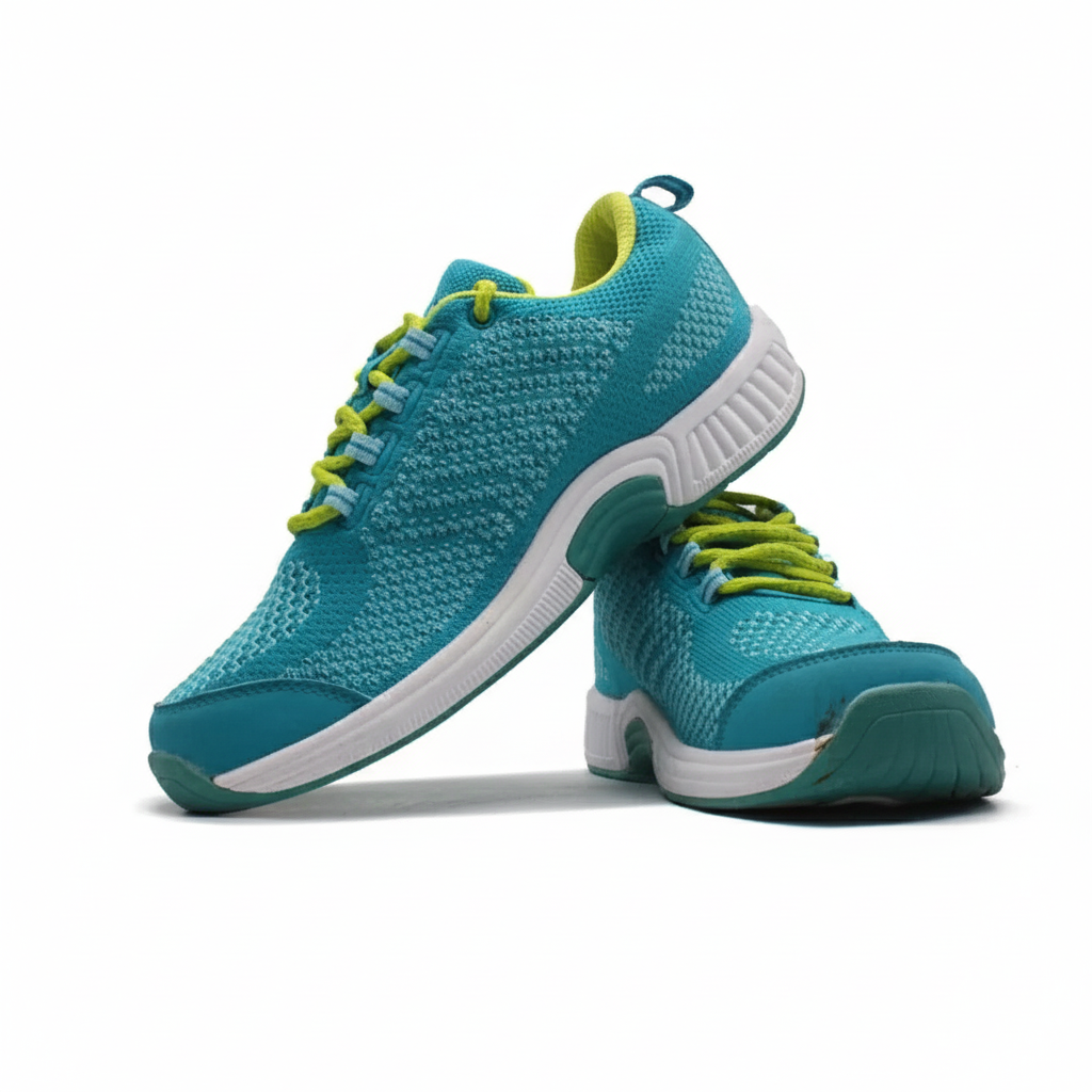 ORTHOFEET Coral Stretch Knit - Turquoise