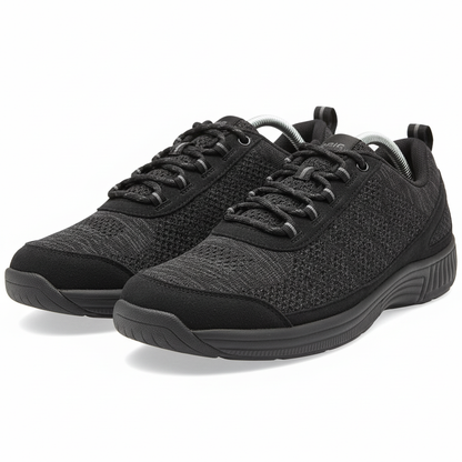 ORTHOFEET Coral No Tie Lace Black