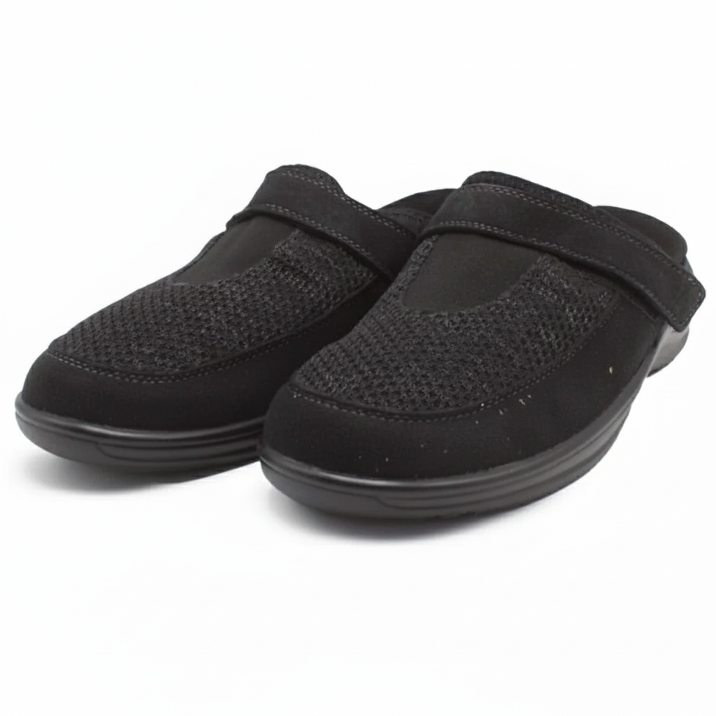 ORTHOFEET Louise Stretch Knit Black
