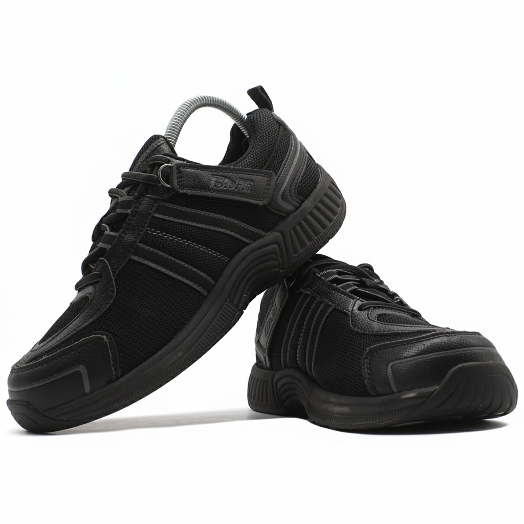 ORTHOFEET Tahoe Tie Less Black