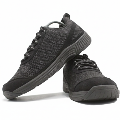 ORTHOFEET Coral No Tie Lace Black