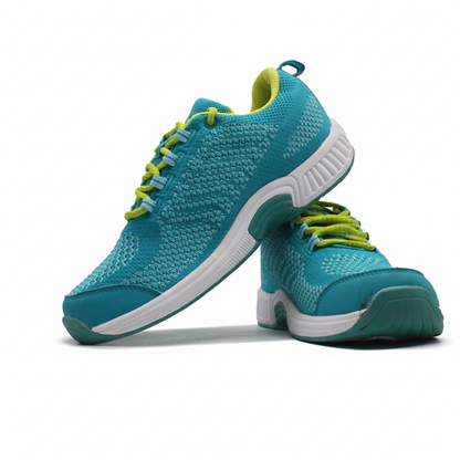 ORTHOFEET Coral Stretch Knit Turquoise