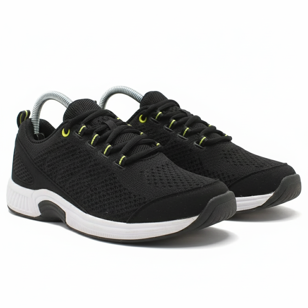 ORTHOFEET Coral Stretch Knit Black