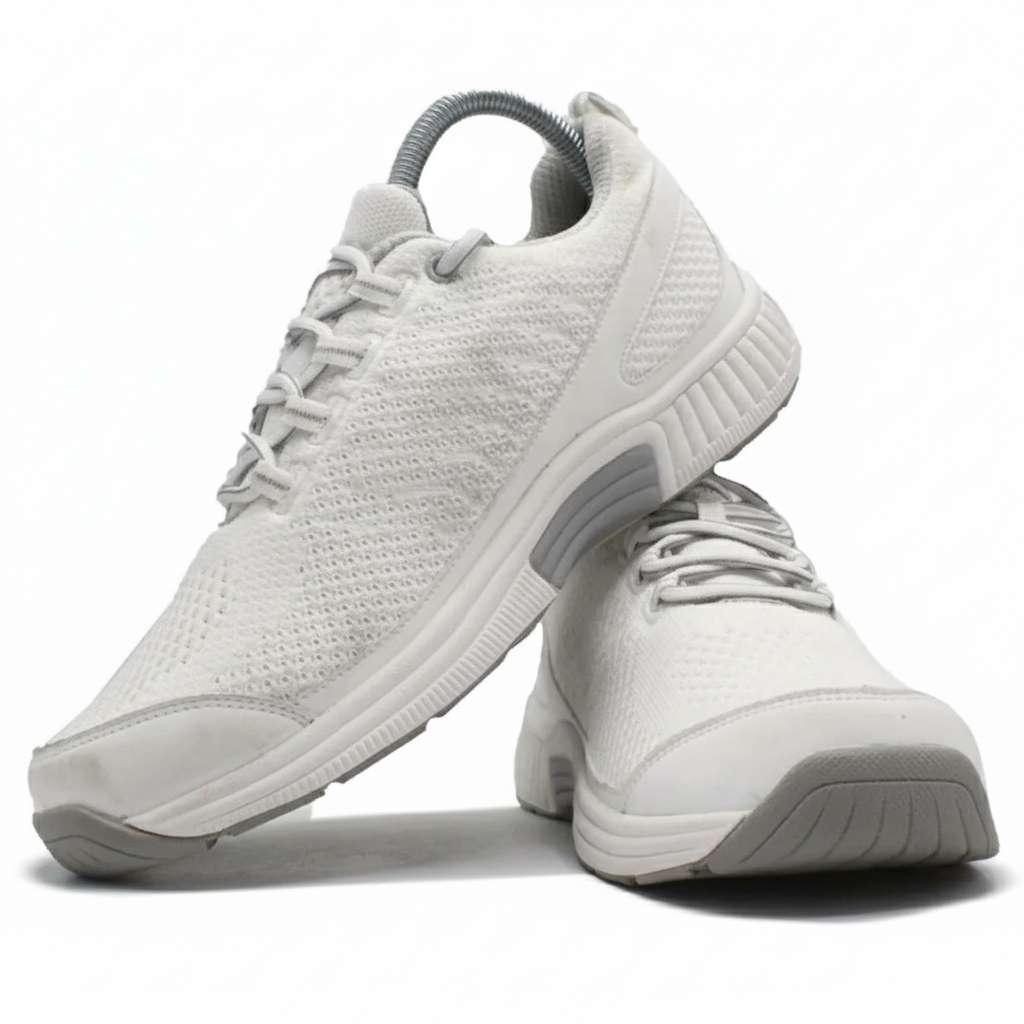 ORTHOFEET Coral Stretch Knit - White