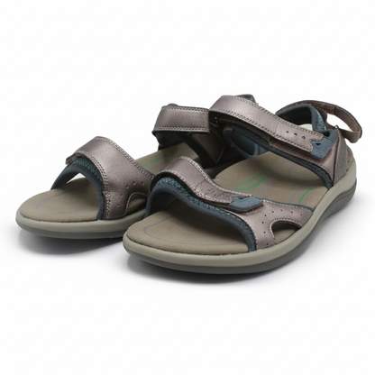ORTHOFEET Malibu Two Way Strap Pewter