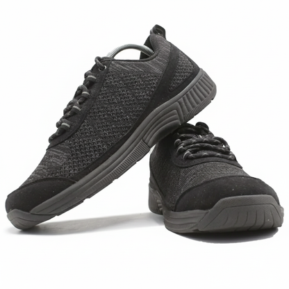 ORTHOFEET Coral No Tie Lace Black