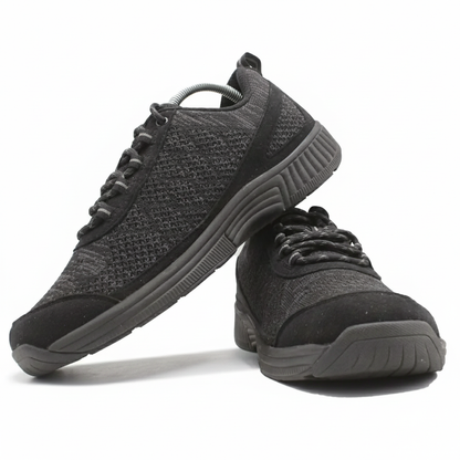 ORTHOFEET  Coral No Tie Lace Black