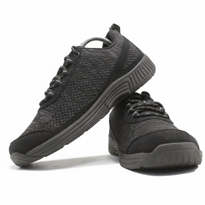 ORTHOFEET Coral No Tie Lace Black