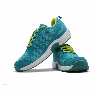 ORTHOFEET Coral Stretch Knit Turquoise