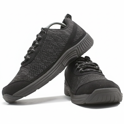 ORTHOFEET Coral No Tie Lace Black