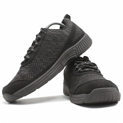 ORTHOFEET Coral No Tie Lace Black