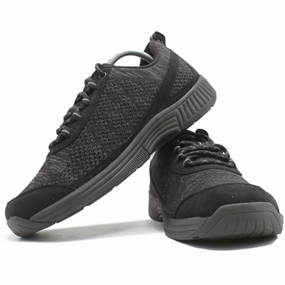 ORTHOFEET Coral No Tie Lace Black