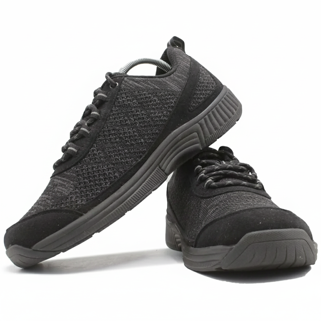 ORTHOFEET Coral Stretch Knit Black