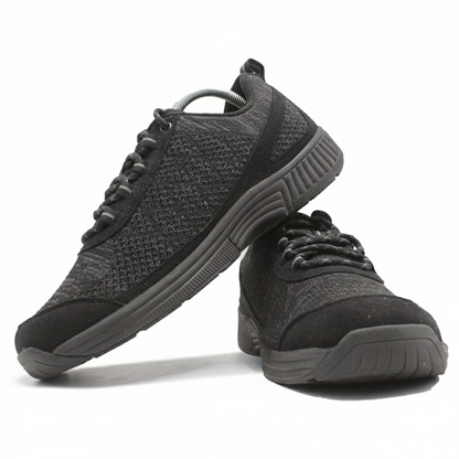 ORTHOFEET Coral No-Tie Lace Black