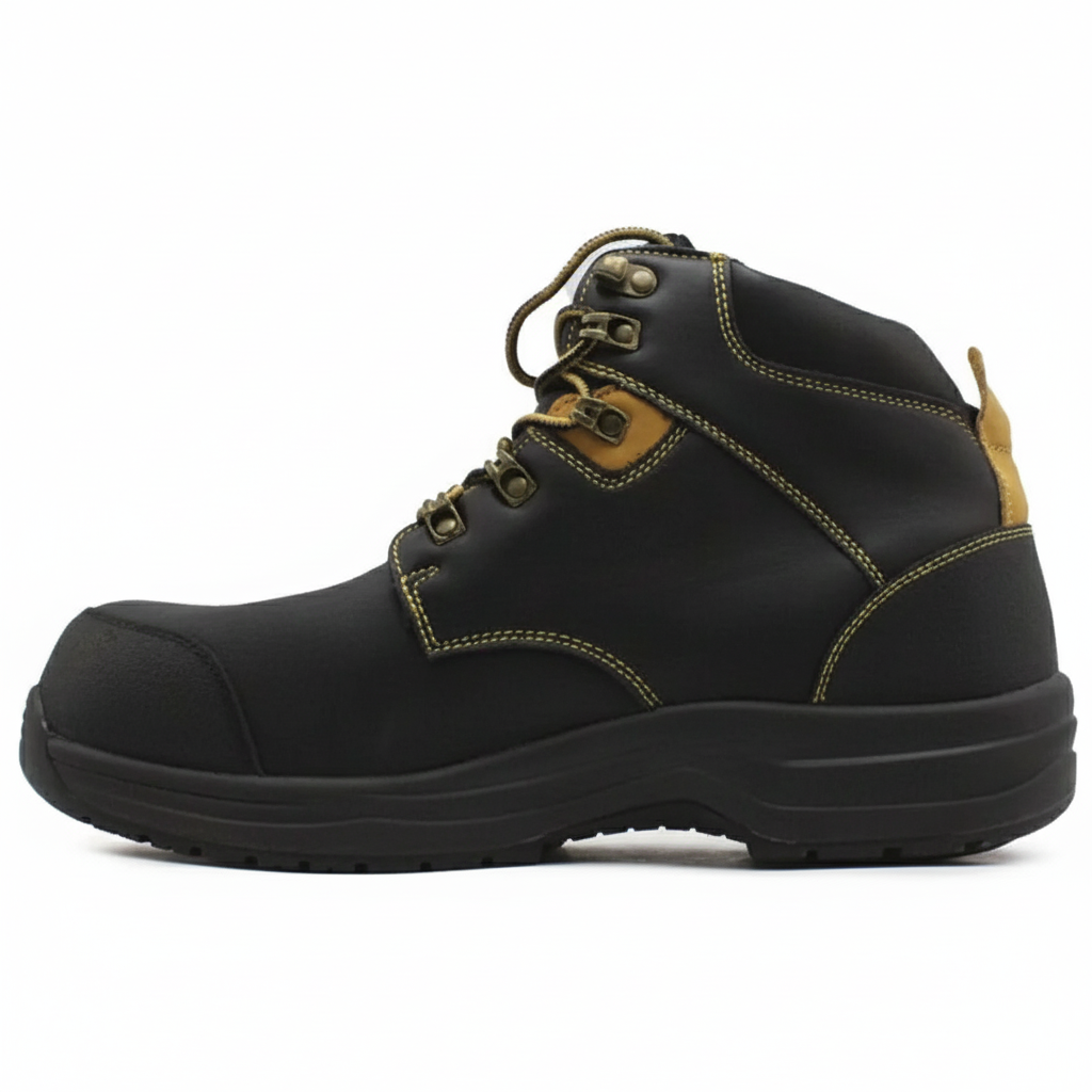 ORTHOFEET GRANITE WORK BOOTS - BLACK