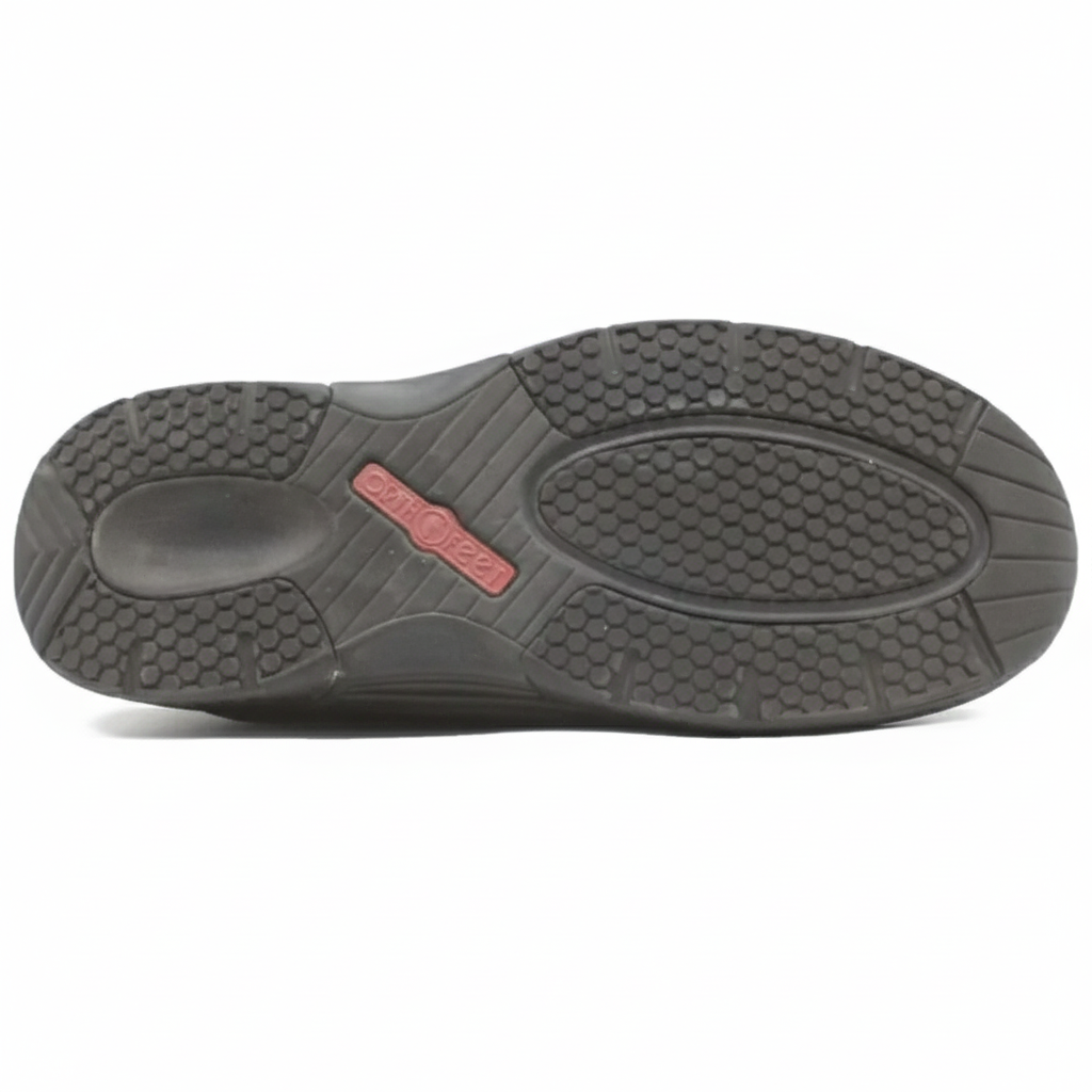 ORTHOFEET Coral No Tie Lace Black