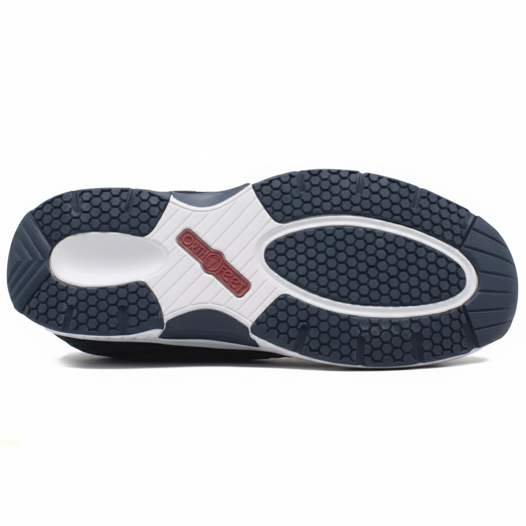 ORTHOFEET Francis No Tie Blue