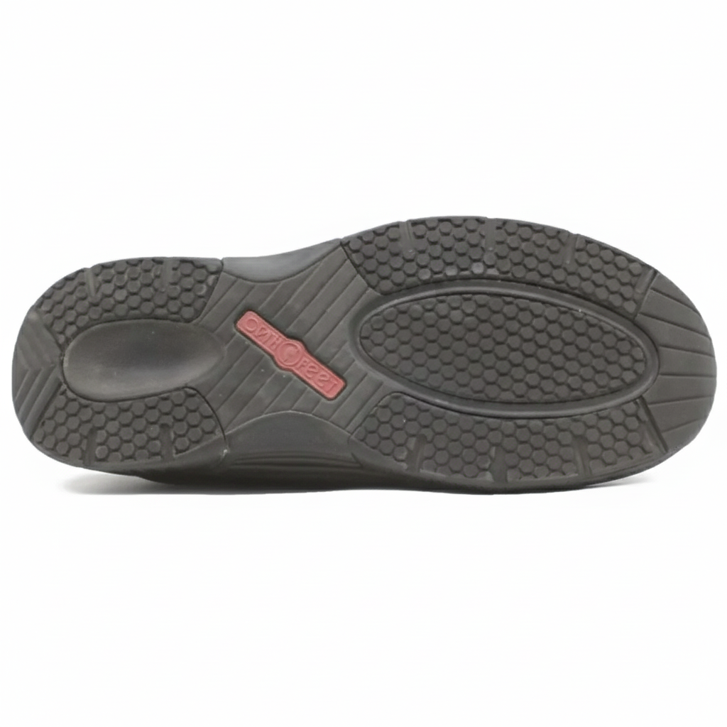 ORTHOFEET Coral No Tie Lace Black