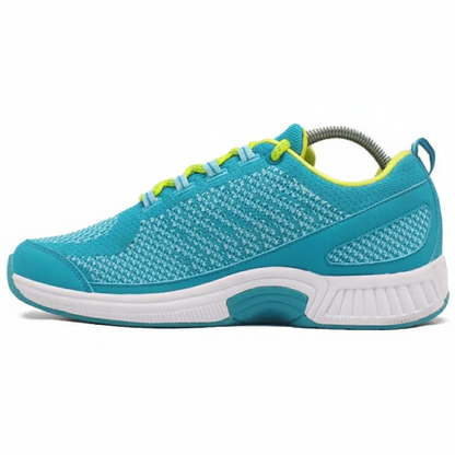 ORTHOFEET CORAL STRETCH KNIT TURQUOISE