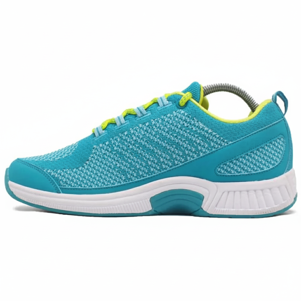 ORTHOFEET Coral Stretch Knit Turquoise