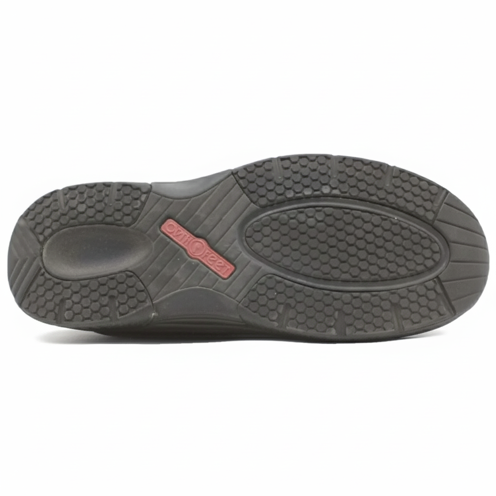 ORTHOFEET Coral No Tie Lace Black