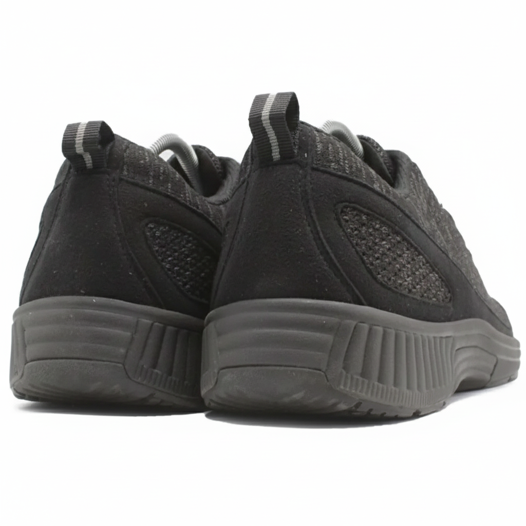 ORTHOFEET Coral No Tie Lace Black