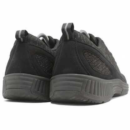 ORTHOFEET Coral No Tie Lace Black