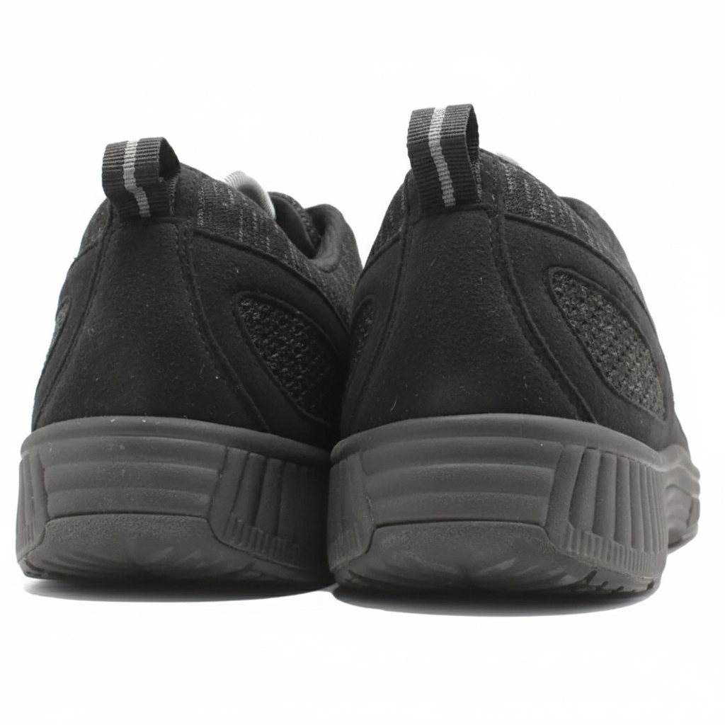 ORTHOFEET Coral No Tie Lace Black