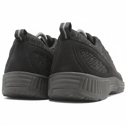 ORTHOFEET Coral No Tie Lace Black