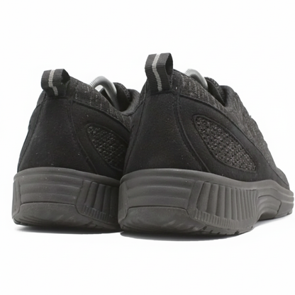 ORTHOFEET Coral No Tie Lace Black