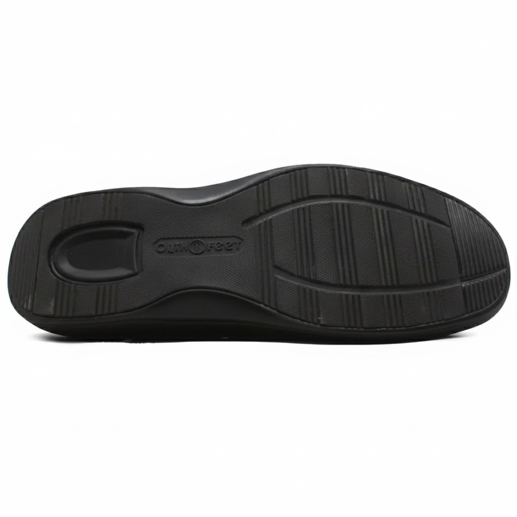 ORTHOFEET Hudson Stretch Knit  Black