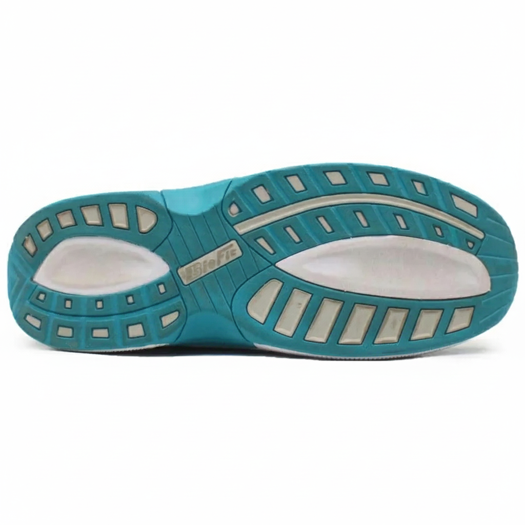 ORTHOFEET CORAL STRETCH KNIT TURQUOISE