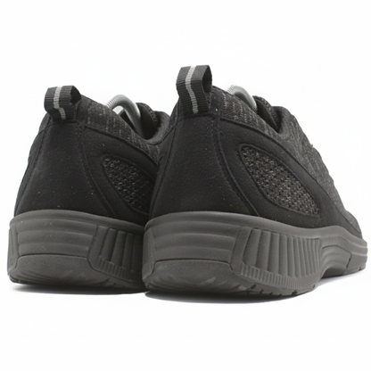 ORTHOFEET Coral No Tie Lace Black