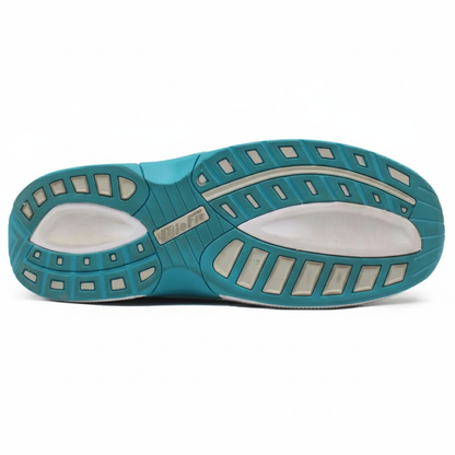 ORTHOFEET Coral Stretch Knit Turquoise