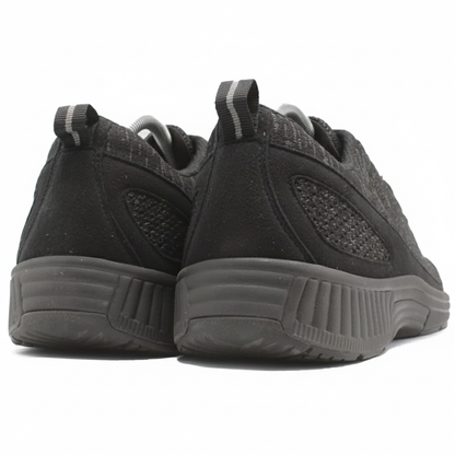 ORTHOFEET Coral No Tie Lace Black