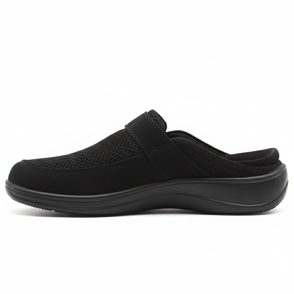 ORTHOFEET Louise Stretch Knit Black