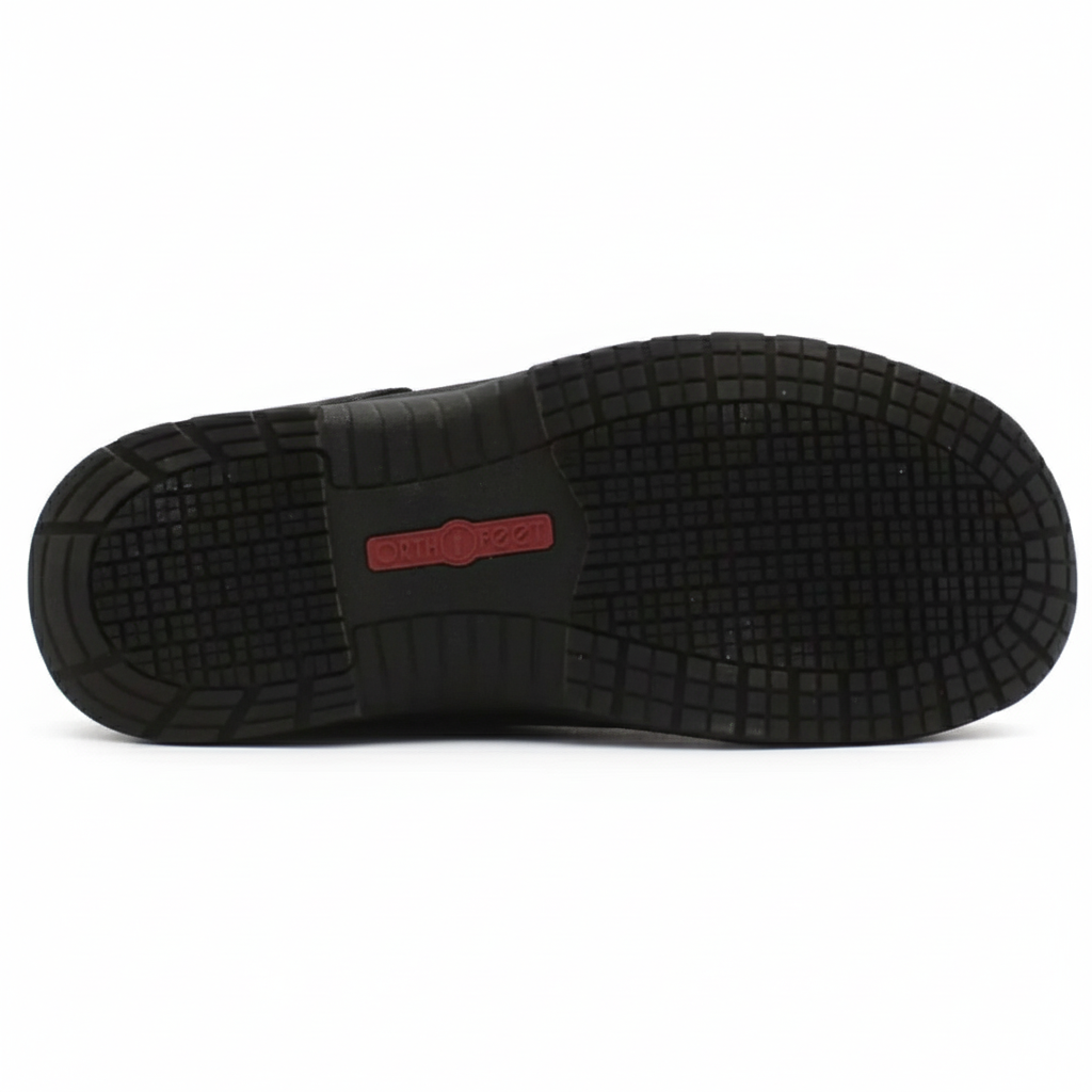 ORTHOFEET GRANITE WORK BOOTS - BLACK