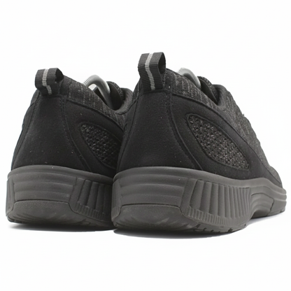 ORTHOFEET Coral No-Tie Lace Black