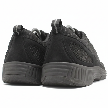 ORTHOFEET Coral No Tie Lace Black